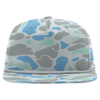 Richardson Printed Umpqua Gramps Cap, Saltwater Duck Camo / Charcoal, Front view