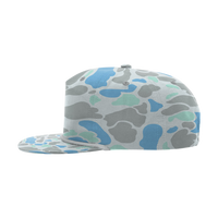 Richardson Printed Umpqua Gramps Cap, Saltwater Duck Camo / Charcoal, Left Side view