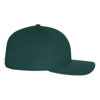 Richardson Pro Twill Snapback Cap, Dark Green / Dark Green, Right Side view