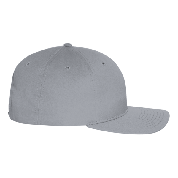 Richardson Pro Twill Snapback Cap, Grey / Grey, Right Side view