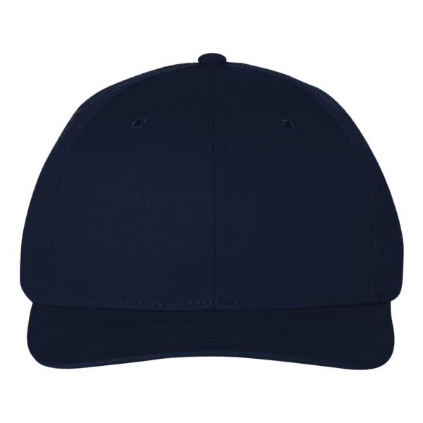 Richardson Pro Twill Snapback Cap, Navy / Navy, Front view