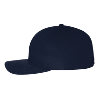Richardson Pro Twill Snapback Cap, Navy / Navy, Left Side view