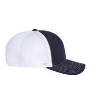 Richardson Pulse Sportmesh R-Flex Cap, Navy / White Split / White Split, Right Side view