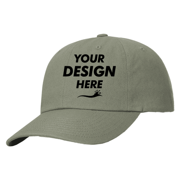 Richardson Sustainable Ashland Dad Hat, Loden, Front view, Mockup