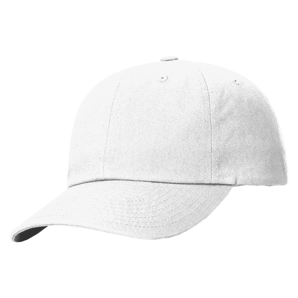 Richardson Sustainable Ashland Dad Hat, White, Front view
