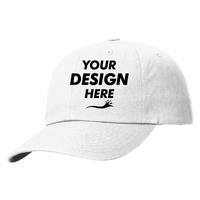 Richardson Sustainable Ashland Dad Hat, White, Front view, Mockup