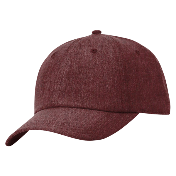 Richardson Sustainable Performance Cap, Heather Maroon, Left Side view