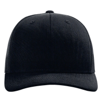 Richardson Sustainable Trucker Cap, Navy / Navy, Front view