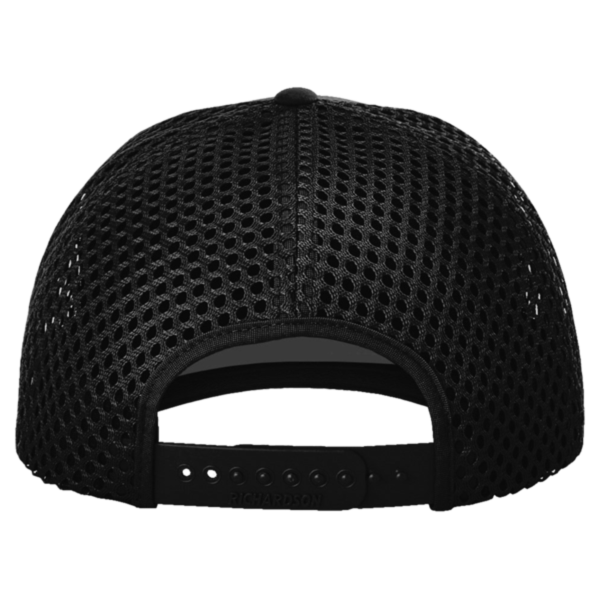 Richardson Tilikum Cap, Black / Black, Back view