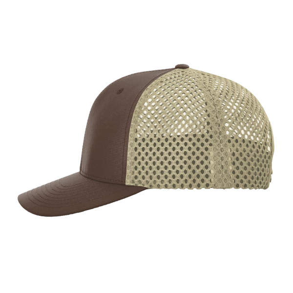 Richardson Tilikum Cap, Brown / Khaki, Left Side view