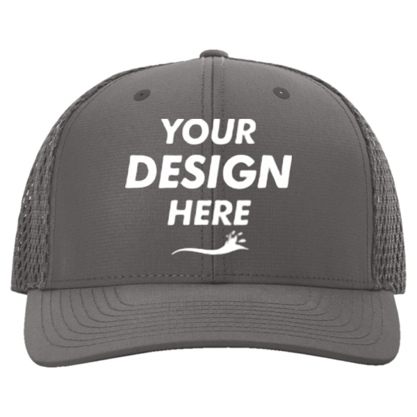Richardson Tilikum Cap, Charcoal / Charcoal, Front view, Mockup
