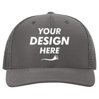 Richardson Tilikum Cap, Charcoal / Charcoal, Front view, Mockup