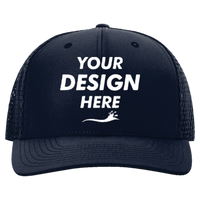 Richardson Tilikum Cap, Navy / Navy, Front view, Mockup