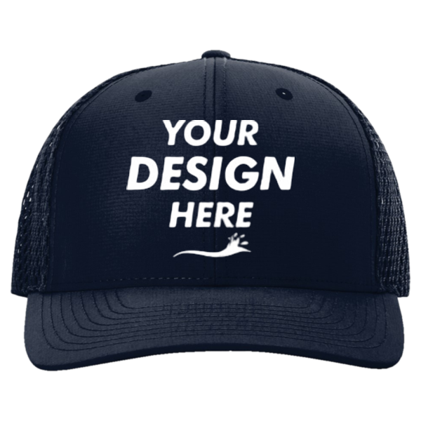 Richardson Tilikum Cap, Navy / Navy, Front view, Mockup