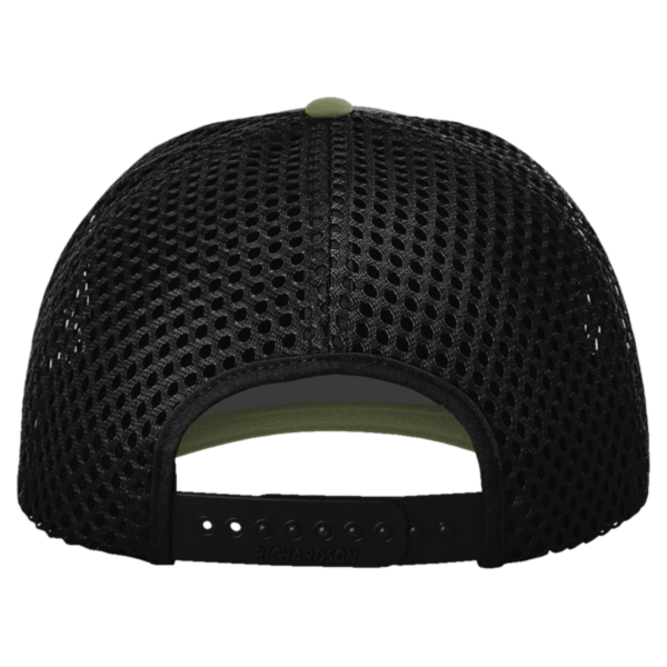 Richardson Tilikum Cap, Olive / Black, Back view