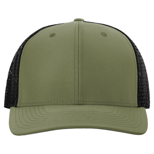 Richardson Tilikum Cap, Olive / Black, Front view