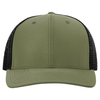 Richardson Tilikum Cap, Olive / Black, Front view