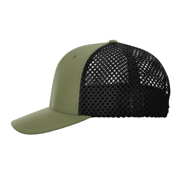 Richardson Tilikum Cap, Olive / Black, Left Side view