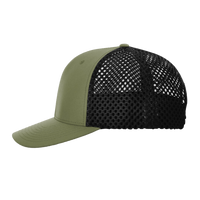 Richardson Tilikum Cap, Olive / Black, Left Side view