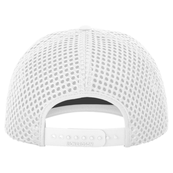 Richardson Tilikum Cap, White / White, Back view