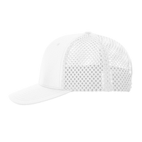 Richardson Tilikum Cap, White / White, Left Side view