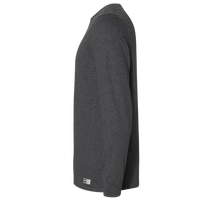 Russell Athletic Unisex Dri Power® CVC Performance Long Sleeve T-Shirt, Black Heather, Left Sleeve view