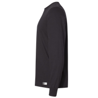 Russell Athletic Unisex Dri Power® CVC Performance Long Sleeve T-Shirt, Black, Left Sleeve view