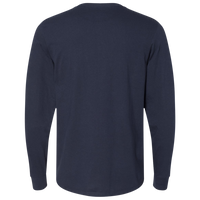 Russell Athletic Unisex Dri Power® CVC Performance Long Sleeve T-Shirt, Navy, Back view