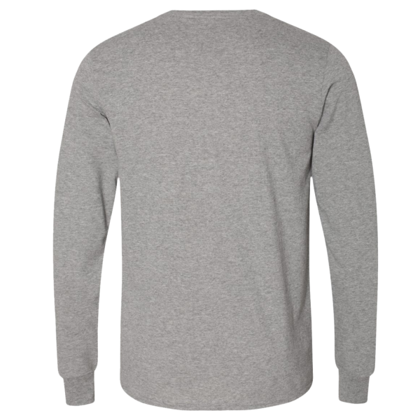Russell Athletic Unisex Dri Power® CVC Performance Long Sleeve T-Shirt, Oxford, Back view
