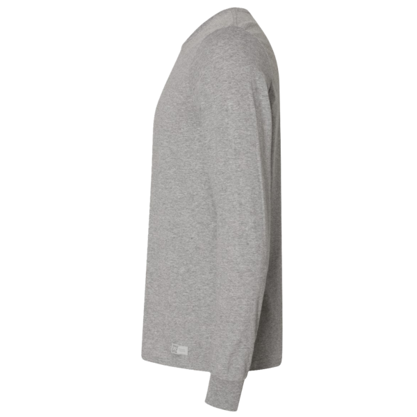 Russell Athletic Unisex Dri Power® CVC Performance Long Sleeve T-Shirt, Oxford, Left Sleeve view