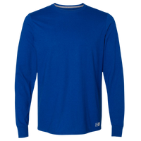Russell Athletic Unisex Dri Power® CVC Performance Long Sleeve T-Shirt, Royal, Front view