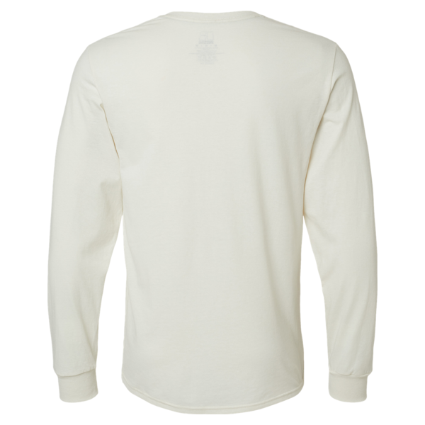 Russell Athletic Unisex Dri Power® CVC Performance Long Sleeve T-Shirt, Vintage White, Back view