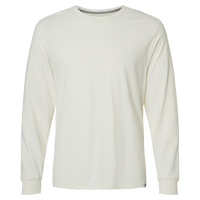 Russell Athletic Unisex Dri Power® CVC Performance Long Sleeve T-Shirt, Vintage White, Front view
