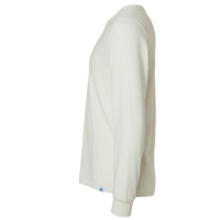 Russell Athletic Unisex Dri Power® CVC Performance Long Sleeve T-Shirt, Vintage White, Left Sleeve view