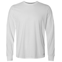Russell Athletic Unisex Dri Power® CVC Performance Long Sleeve T-Shirt, White, Front view