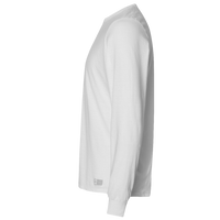 Russell Athletic Unisex Dri Power® CVC Performance Long Sleeve T-Shirt, White, Left Sleeve view