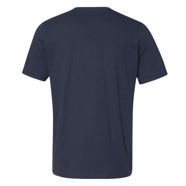 Russell Athletic Unisex Dri Power® CVC Performance T-Shirt, Navy, Back view