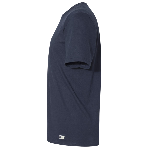 Russell Athletic Unisex Dri Power® CVC Performance T-Shirt, Navy, Left Sleeve view