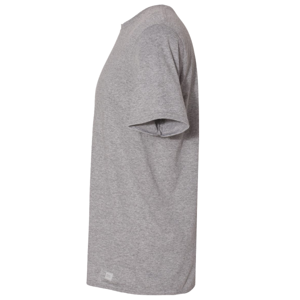 Russell Athletic Unisex Dri Power® CVC Performance T-Shirt, Oxford, Left Sleeve view