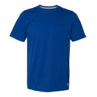 Russell Athletic Unisex Dri Power® CVC Performance T-Shirt, Royal, Front view