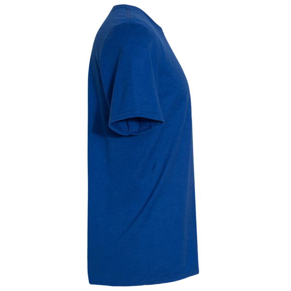 Russell Athletic Unisex Dri Power® CVC Performance T-Shirt, Royal, Right Sleeve view