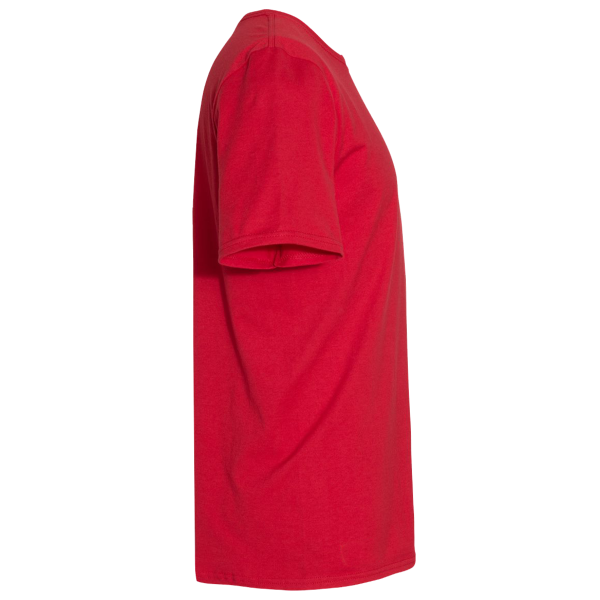 Russell Athletic Unisex Dri Power® CVC Performance T-Shirt, True Red, Right Sleeve view