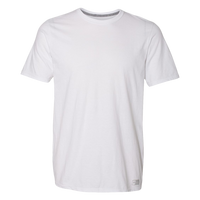 Russell Athletic Unisex Dri Power® CVC Performance T-Shirt, White, Front view