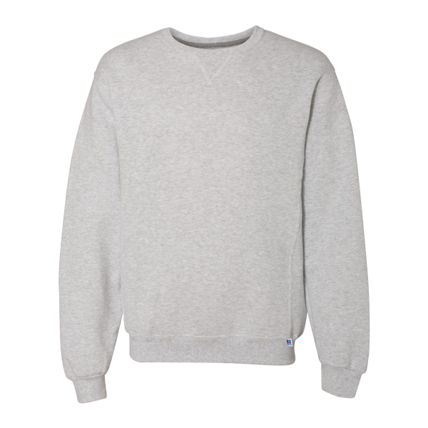 Russell Athletic Unisex Dri Power® Crewneck Sweatshirt, Ash, Front view
