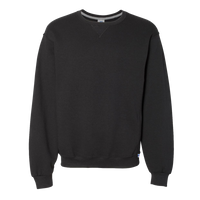 Russell Athletic Unisex Dri Power® Crewneck Sweatshirt, Black, Front view
