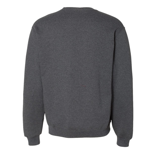 Russell Athletic Unisex Dri Power® Crewneck Sweatshirt, Black Heather, Back view