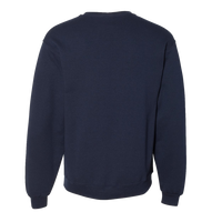 Russell Athletic Unisex Dri Power® Crewneck Sweatshirt, Navy, Back view