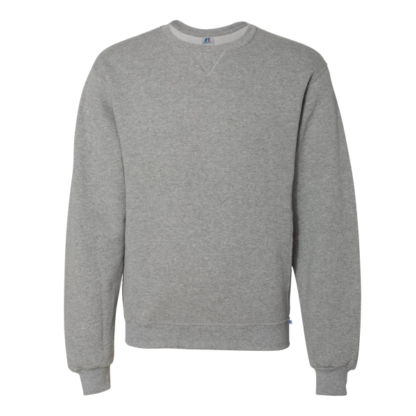 Russell Athletic Unisex Dri Power® Crewneck Sweatshirt, Oxford, Front view