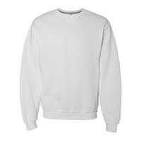 Russell Athletic Unisex Dri Power® Crewneck Sweatshirt, White, Front view
