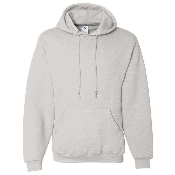 Russell Athletic Unisex Dri Power® Hooded Sweatshirt, Ash, Front view